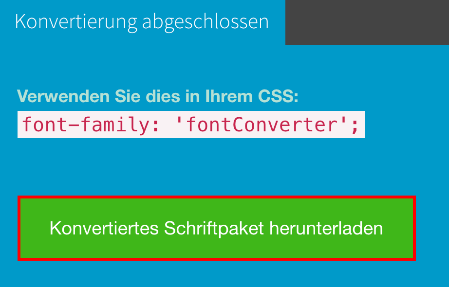 Download converted fonts